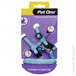 Small Animal Harness aqua