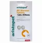 Cat and Kitten worming tablets pk2
