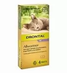 Drontal Allwormer Cat 4kg 4pk